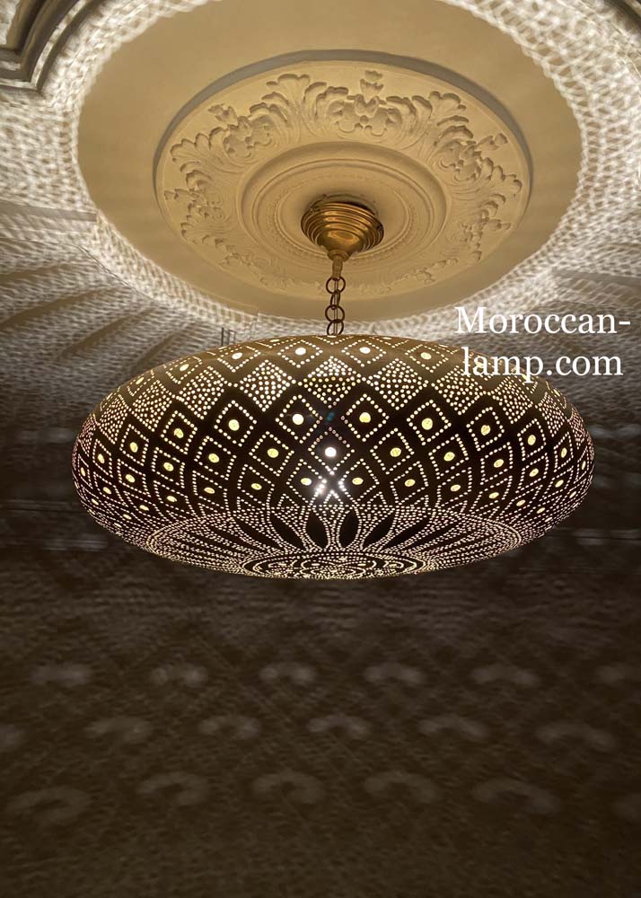 marocaine plafond de lampe marocaine
